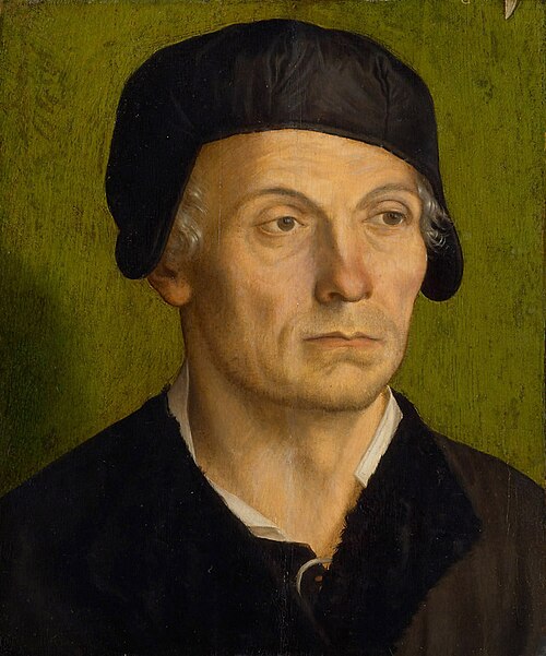 Portrait of a beardless man, 1531, Georg Pencz