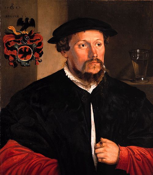 Portrait of Lienhard Hirschvogel, 1542, Georg Pencz