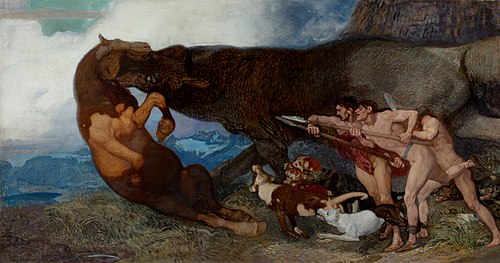 Fighting with a Monster, 1903, Rudolf Jettmar
