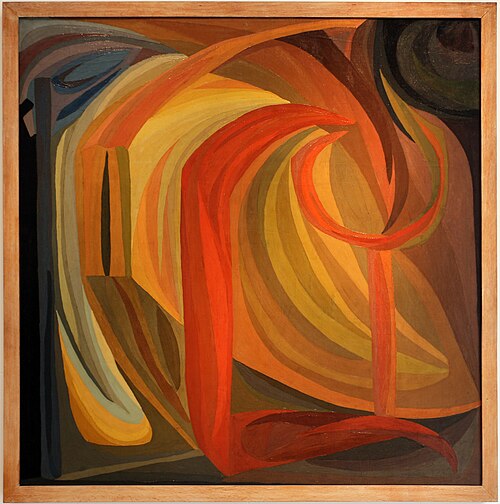 Composition, 1911, Otto Freundlich