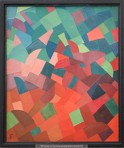 Composition Green-Red, 1939, Otto Freundlich