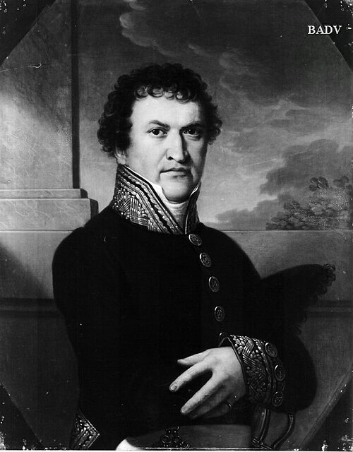 Porträt eines Diplomaten (hohen östr. Beamten) in Uniform, 1776, Johann Baptist von Lampi