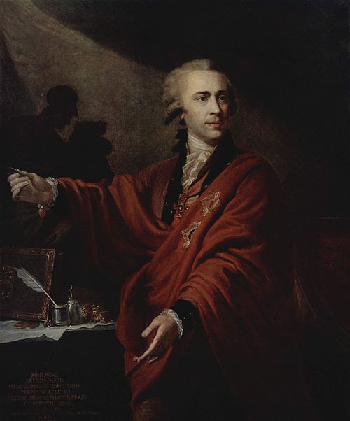 Porträt des Grafen Alexej Mussin-Puschkin, 1794, Johann Baptist von Lampi