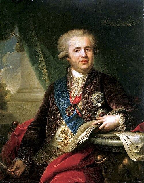 Portrait of Prince Bezborodko A.A., 1794, Johann Baptist von Lampi