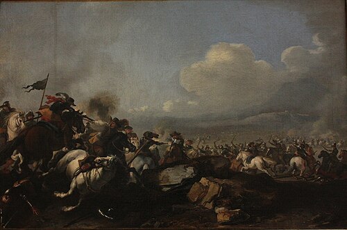 Combat de cavalerie (MG 131), 1700, Pandolfo Reschi