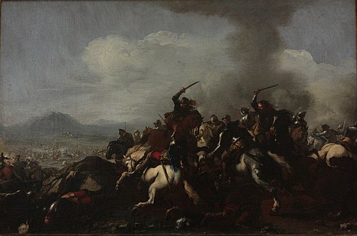 Combat de cavalerie (MG 132), 1687, Pandolfo Reschi