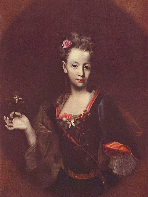 Portrait of Hedwig Franciska Wussin, 1716, Jan Kupecký