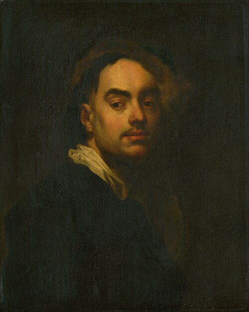 Portrait d'un homme (Autoportrait), 1730, Jan Kupecký