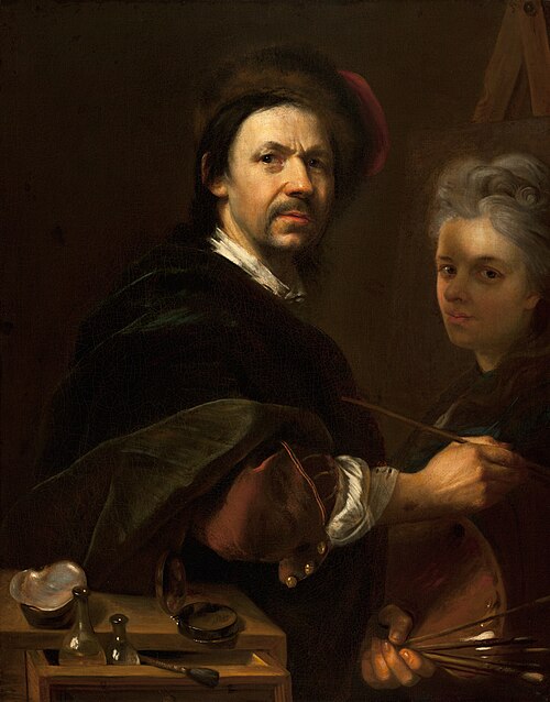 Autoportrait, 1711, Jan Kupecký