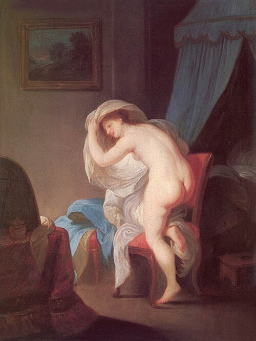 Woman is Going to Sleep, 1780, Felix Ivo Leicher