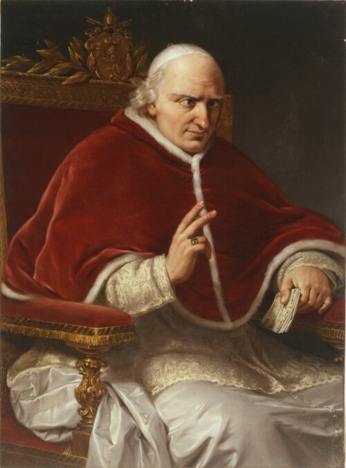 Portrait du pape Pie VIII, 1829, Clemente Alberi