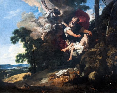 Le sacrifice d'Isaac, 1630, Johann Liss