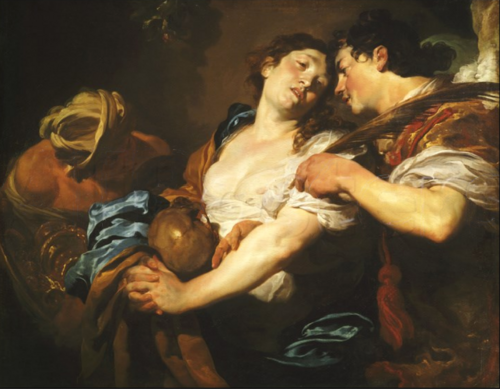 Temptation of Saint Mary Magdalen, 1623, Johann Liss