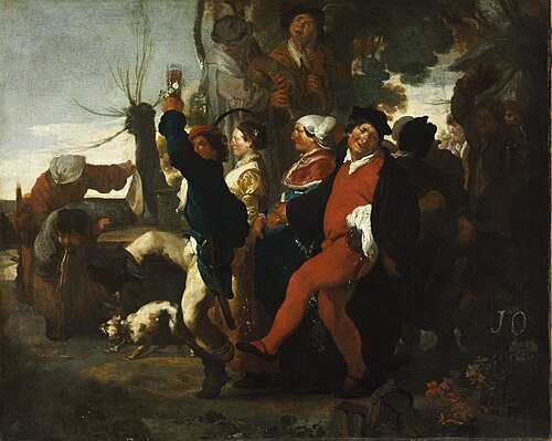 Village Wedding Procession, 1616, Johann Liss