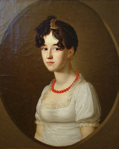 Portrait of Konstanzia Nákó, 1809, Josef Abel