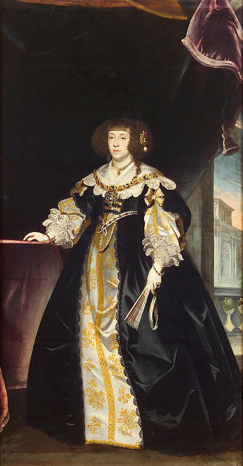 Portrait of Crown Princess Anna Catherine Constance Vasa (1619-1651), starost of Brodnica, 1640, Frans Luycx