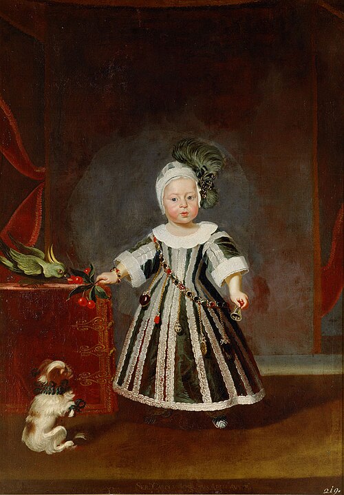 Portrait of Charles Joseph, Archduke of Austria (1745-1761), 1651, Frans Luycx