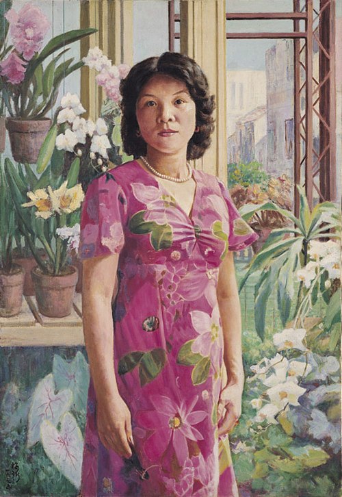 Rooftop Flower Garden, 1975, Li Mei-shu