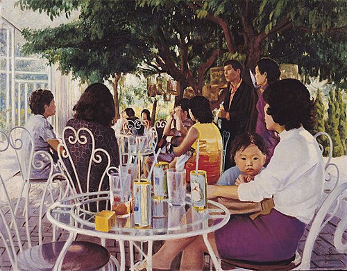 Cooling Off in the Shade, 1976, Li Mei-shu