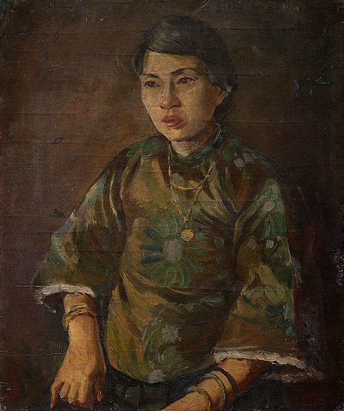 Portrait of Sister, 1935, Li Mei-shu