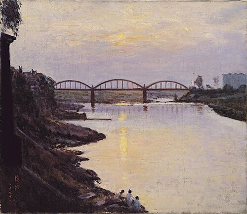 Morning Near The San Hsia Bridge, 1977, Li Mei-shu