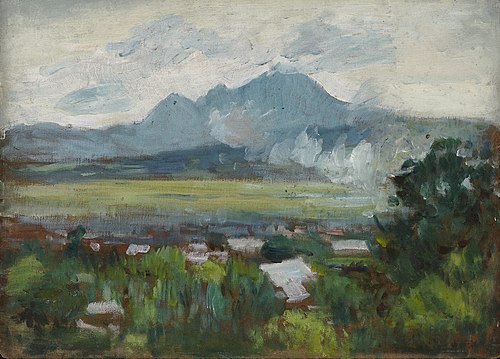 Mt. Kuan Yin, 1981, Li Mei-shu