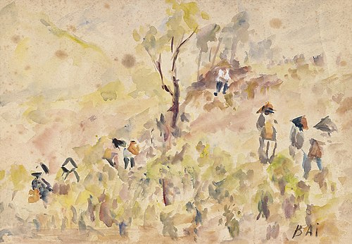 Picking Tealeaves, , Li Mei-shu