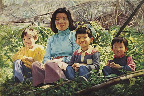 Spring Scenery, 1976, Li Mei-shu