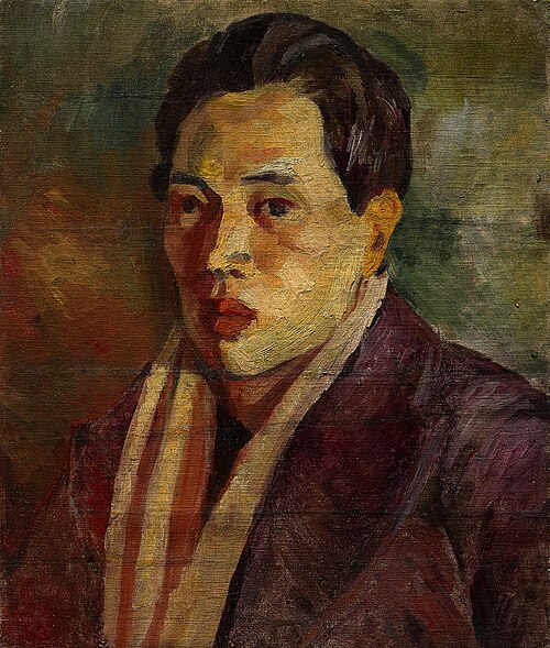 Self-portrait, 1930, Li Mei-shu