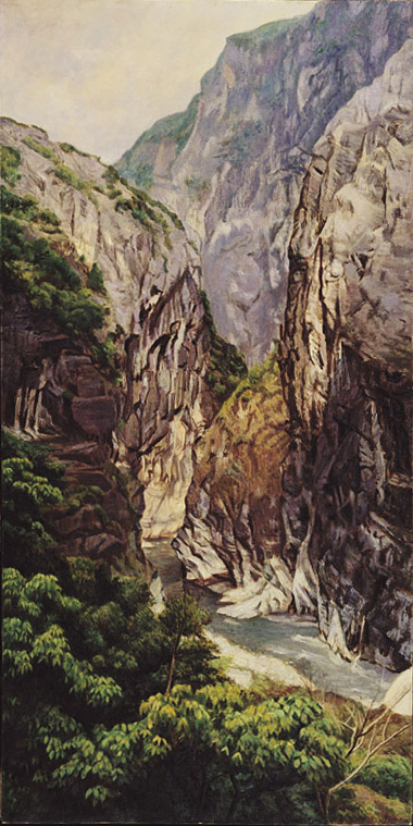 Taroko Gorge-3, 1976, Li Mei-shu