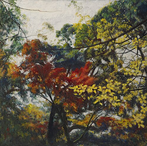 Fall In The Treetop, 1981, Li Mei-shu