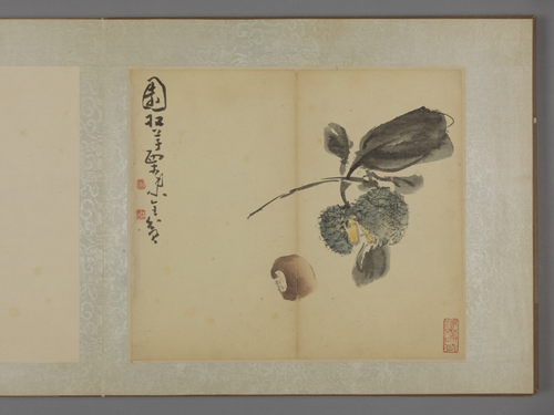 黄慎蔬果图册, , Huang Shen