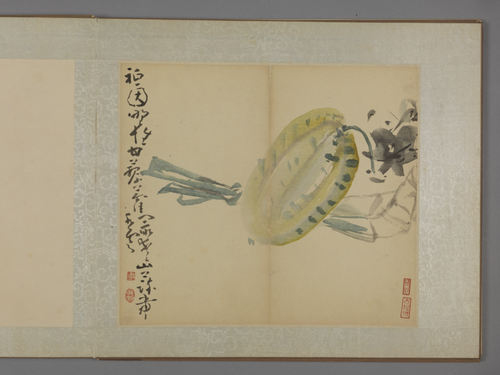 黄慎蔬果图册, , Huang Shen