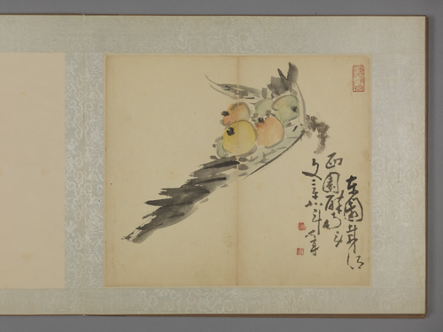 黄慎蔬果图册, , Huang Shen