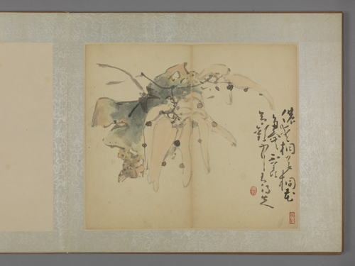 黄慎蔬果图册, , Huang Shen