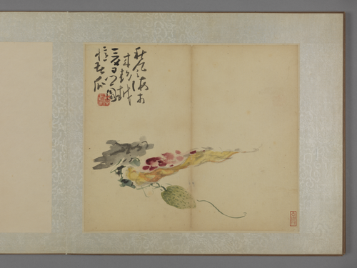 黄慎蔬果图册, , Huang Shen