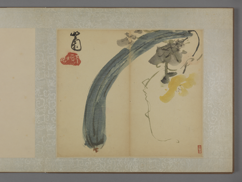 黄慎蔬果图册, , Huang Shen