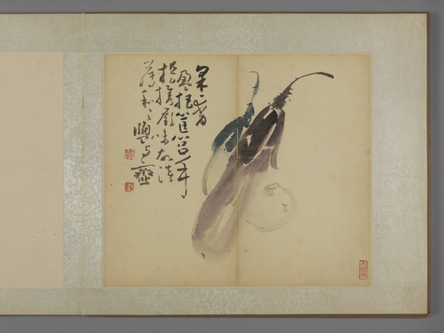 黄慎蔬果图册, , Huang Shen
