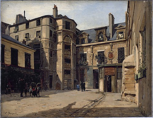 L'Hôtel du Prévôt, passage Charlemagne, 1883, Paul-Joseph-Victor Dargaud