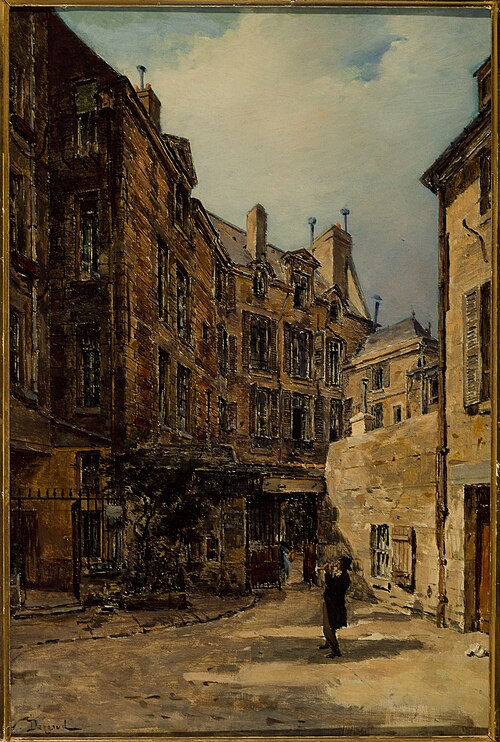 La cour de Rohan, 1900, Paul-Joseph-Victor Dargaud