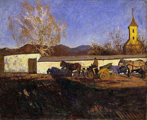 Evening in March, 1902, Károly Ferenczy