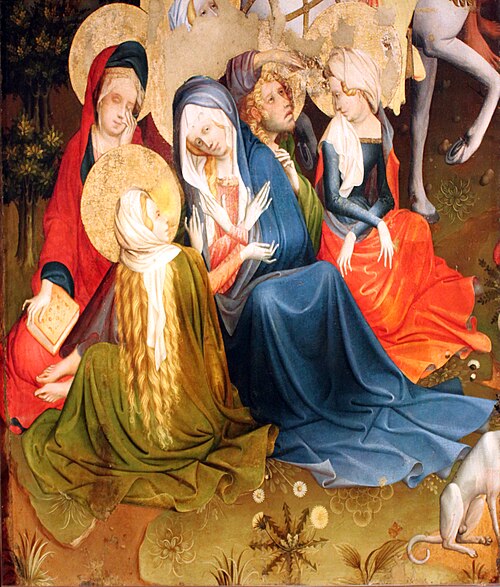 The Women at the Cross (fragment), 1435, Maître Francke
