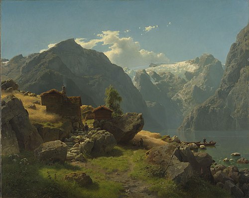 Norwegian Landscape, 1848, Hans Fredrik Gude