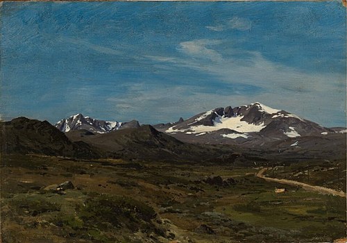 The Mountain Plateau of Dovre, , Hans Fredrik Gude