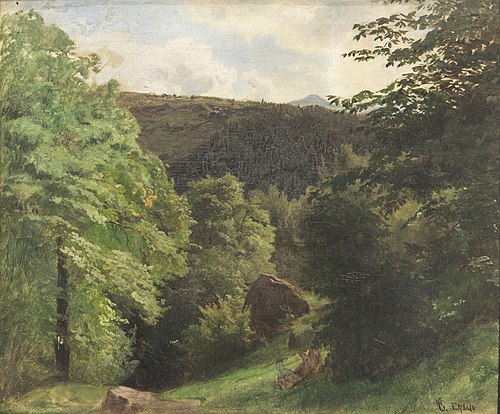 Study of Woods, 2000, Hans Fredrik Gude