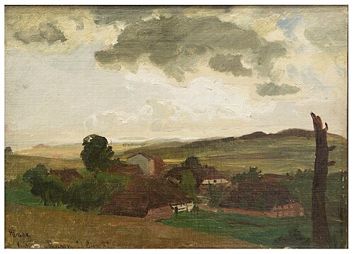 Thunder Storm, 1882, Hans Fredrik Gude