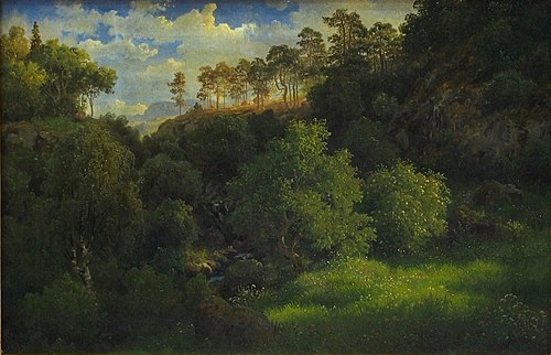 Landskap, 1849, Hans Fredrik Gude