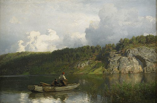 Analkande oväder, 1871, Hans Fredrik Gude