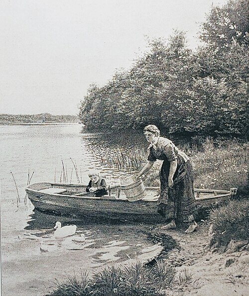 Idyl, 1885, Hans Fredrik Gude