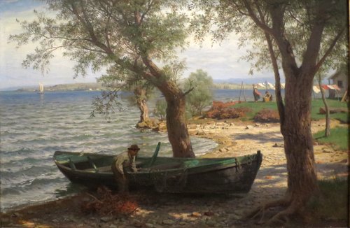 Bodensee, Bavaria, 1882, Hans Fredrik Gude